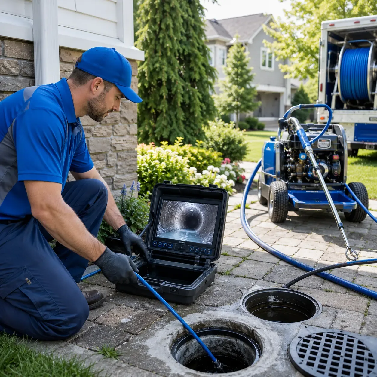 Outdoor drain cleaning professionals serving Harwinton, CT