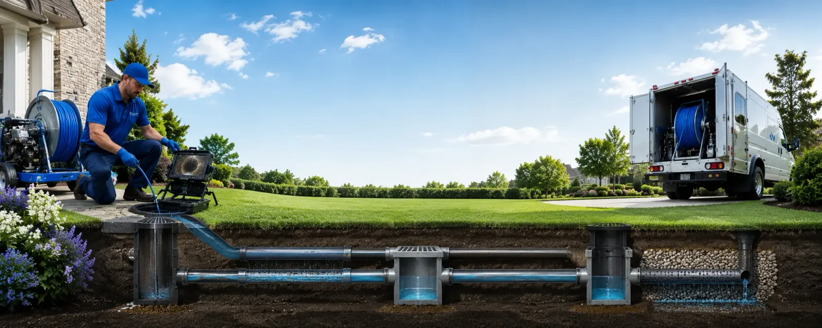 Outdoor drain cleaning information for Harwinton, CT